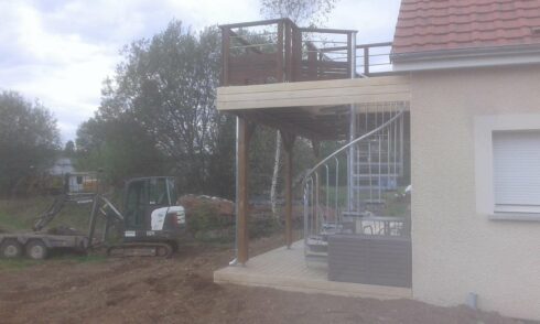 création terrasse plateforme 70