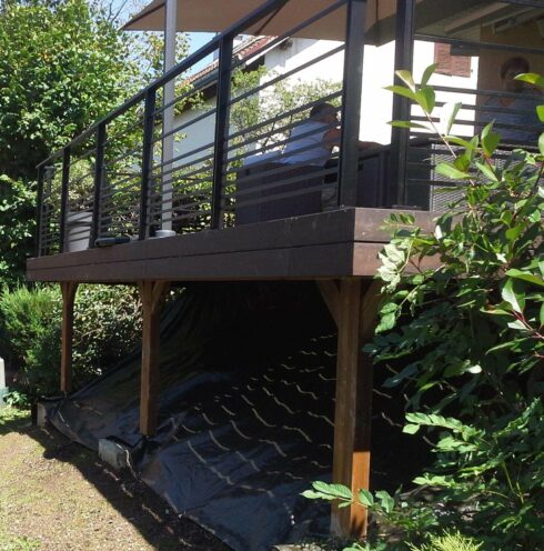 création terrasse plateforme Belfort 90