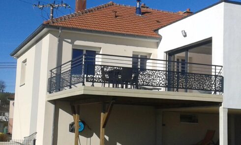 création terrasse plateforme Allenjoie 25 installation