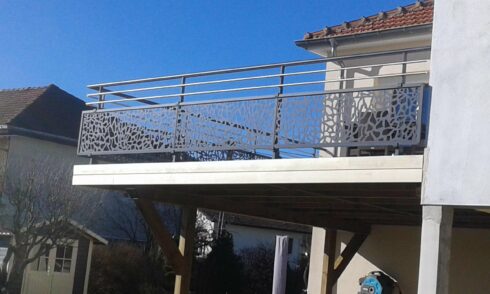 création terrasse plateforme Allenjoie 25 pose