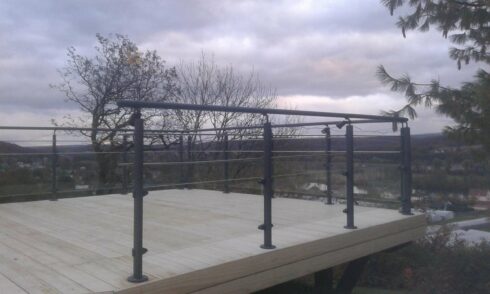 création terrasse plateforme Bavans