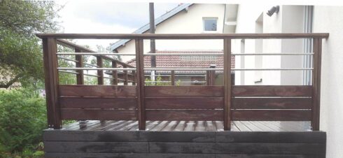 création terrasse plateforme Belfort 90 pose