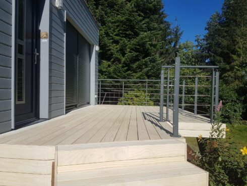 création terrasse plateforme Champagney