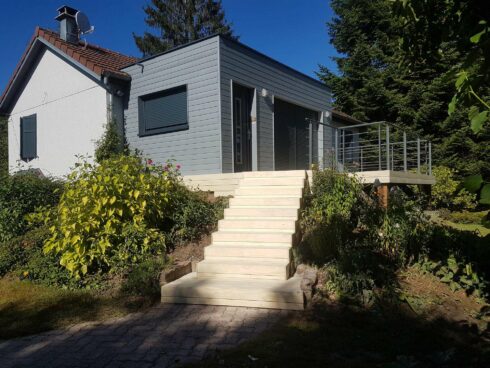 création terrasse plateforme Champagney 70