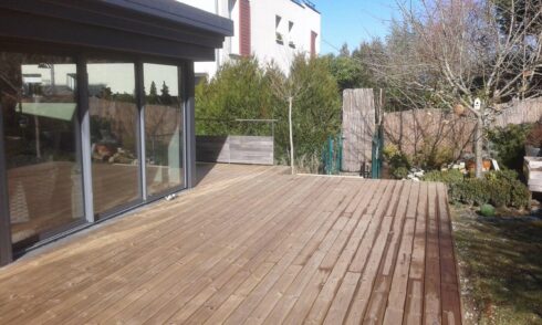 création terrasse plateforme Montbéliard