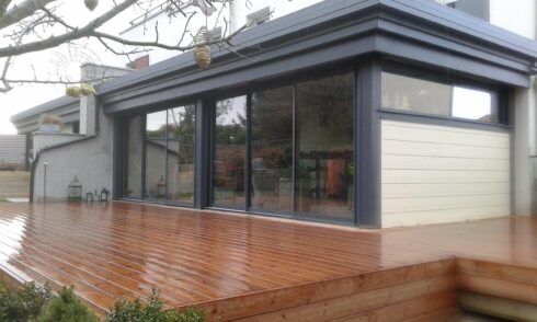 création terrasse plateforme Montbéliard pose