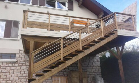 création terrasse plateforme Ouhans 25 étude