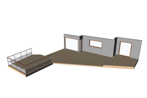 création terrasse plateforme étude Bavans