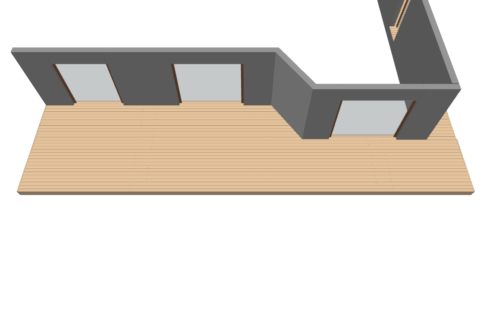 création terrasse sortie de jardin Etupes 25 étude