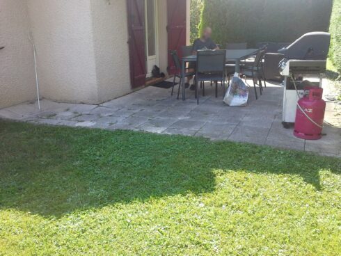 création terrasse sortie de jardin Héricourt 70