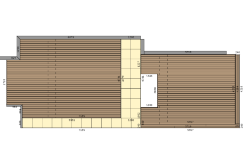 création terrasse sortie de jardin Urcerey 90 étude