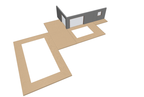 terrasse plage de piscine hors sol Seloncourt 25 étude