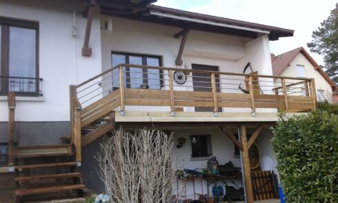 terrasse prolongement balcon existant Essert 90 installation