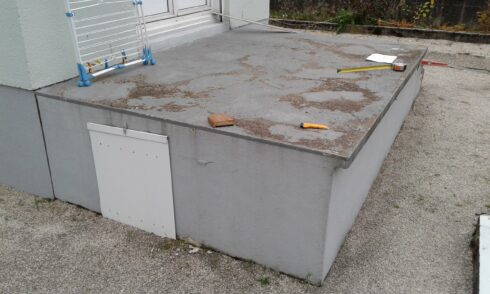 terrasse prolongement balcon existant Evette 90 avant