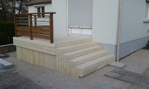 terrasse prolongement balcon existant Evette 90 étude