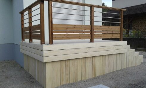 terrasse prolongement balcon existant Evette 90 pose