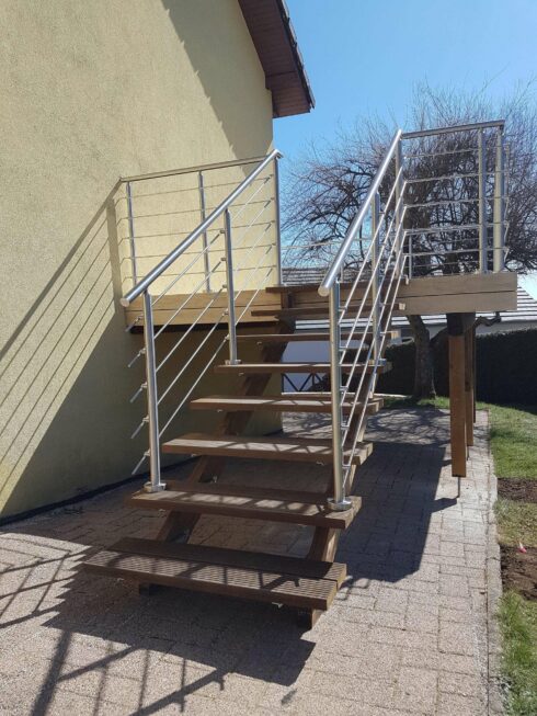 terrasse prolongement balcon existant Hericourt 70 installation