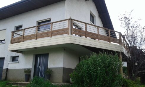 terrasse prolongement balcon existant Maîche 25 création