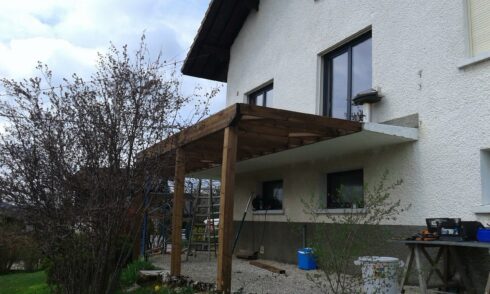 terrasse prolongement balcon existant Maîche 25