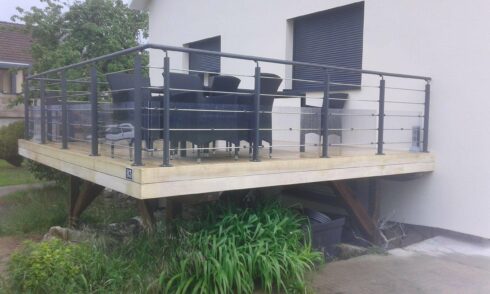 terrasse prolongement balcon existant Seloncourt 25