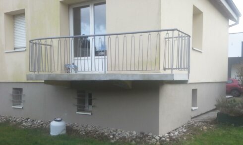 terrasse prolongement balcon existant Vezelois 90 installation